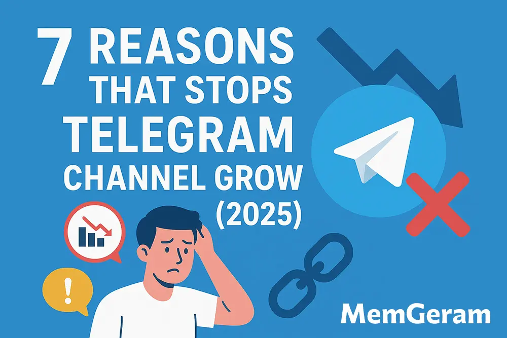 7 reasons that stops telegram channel grow